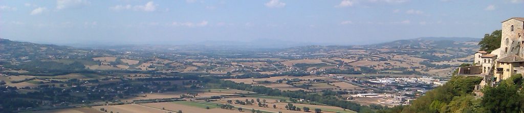 Hintergrundbild Landschaft in Umbrien